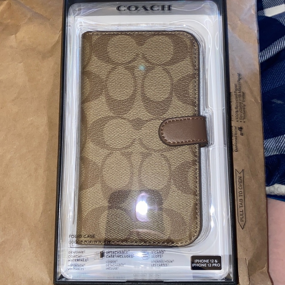 Coach iPhone case for iPhone 12/12 pro